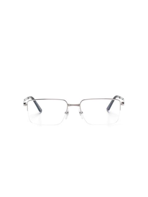 rectangular-frame glasses