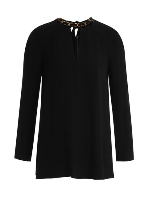 CHAIN EMBELLISHED TUNIC TOP