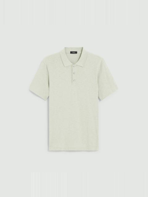 Bron Polo Shirt in Cosmos Slub Cotton