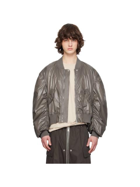 Gray Temple Secchia Flight Bomber Jacket