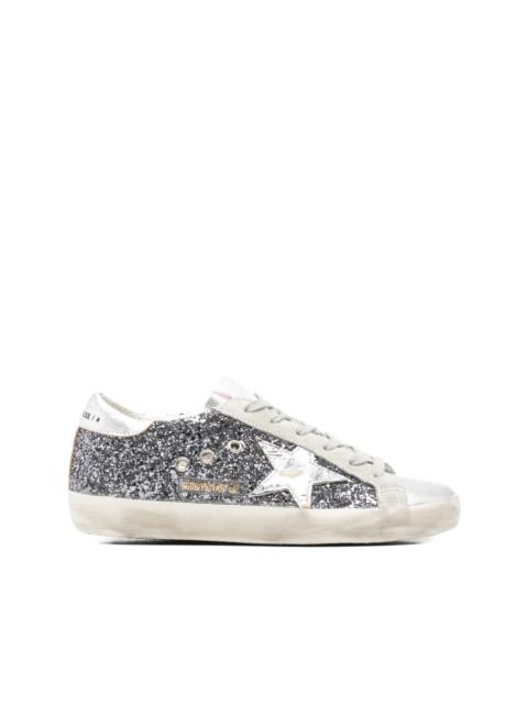 star-motif lace-up sneakers