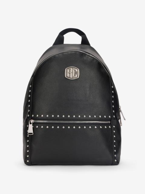 Roberto Cavalli Studded Leather Backpack