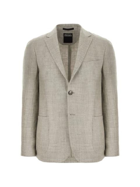 single-breasted blazer
