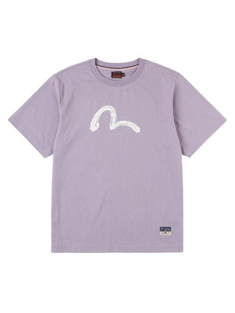 Hand-Brushed Seagull Print T-Shirt