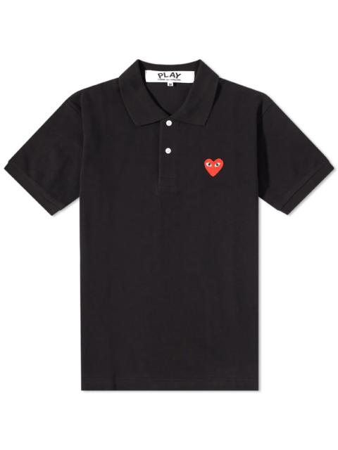 Comme des Garçons Play Red Heart Polo