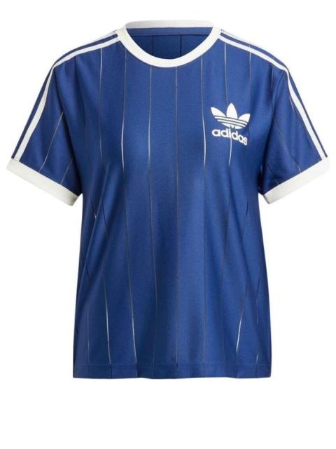 (WMNS) adidas Originals 3-Stripes T-shirt Asia Sizing 'Dark Blue' IR7466