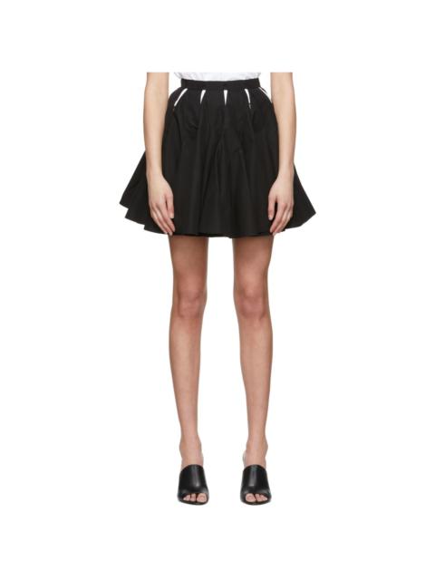 Black Skater Mini Skirt