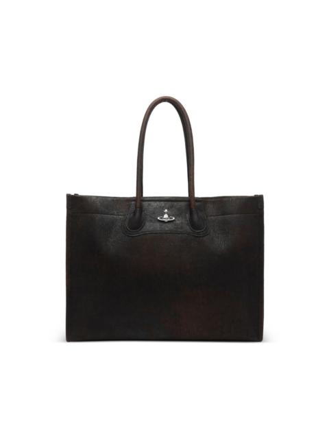 Troy logo-plaque tote bag