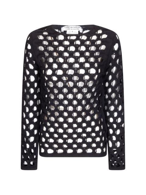 openwork sweater