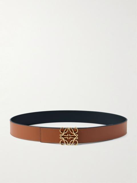 4cm Anagram Reversible Leather Belt Tan