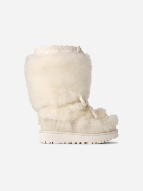 ® Women's Classic Tall Chalet Sheepskin Classic Boots in White