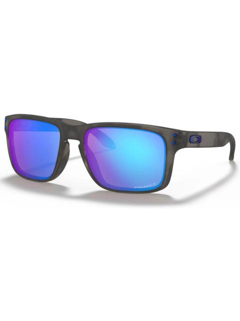 Oakley Holbrook Sunglasses Matte Black Tortoise/Prizm Sapphire Polarized (OO9102-G755)