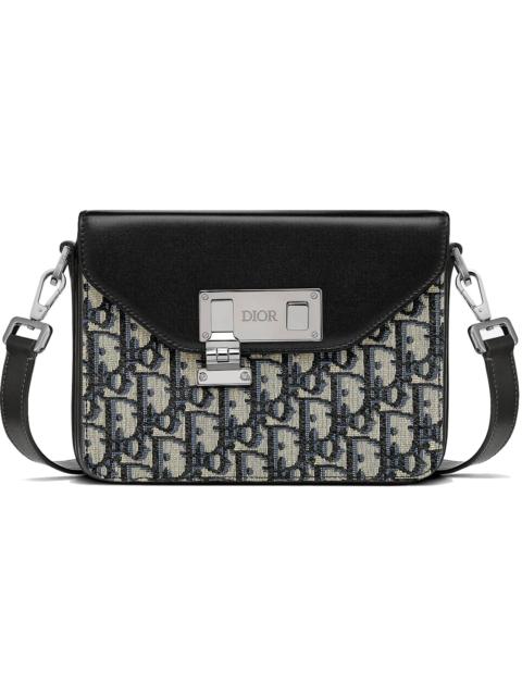 Dior Messenger Pouch Oblique Galaxy Beige/Black
