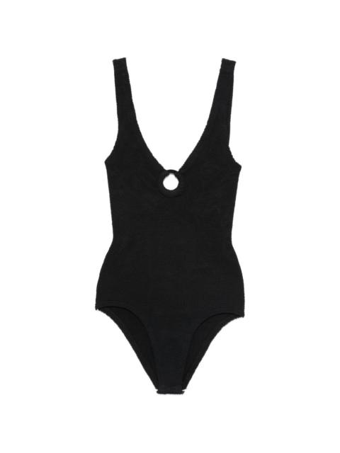 ring textured swimsuit