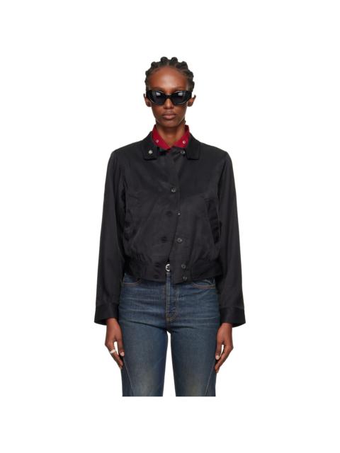 Black Tuxedo Bomber Jacket