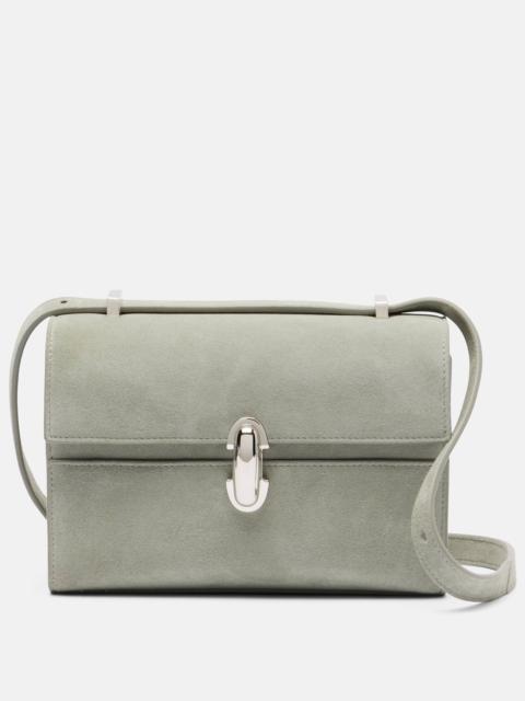 Symmetry 19 Mini suede shoulder bag