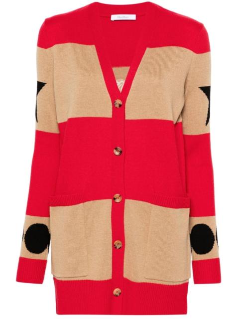 Valido 1951-motif striped cardigan