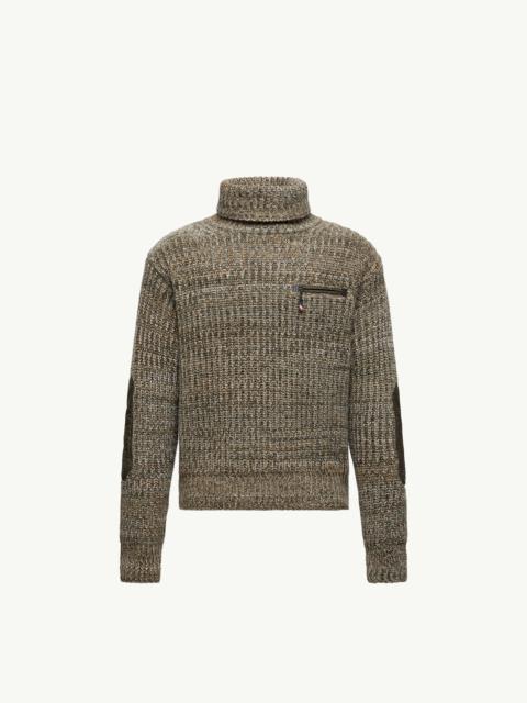 Wool Turtleneck Sweater with Pocket
