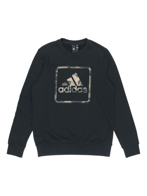adidas MH Gfx Ft Bos Round Neck Logo Sports Black GM4477