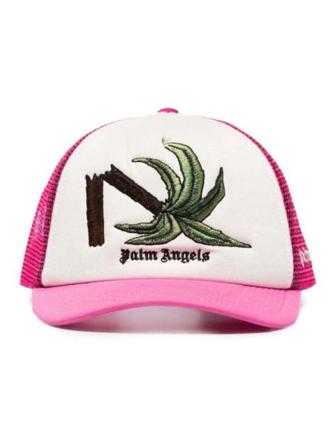 Palm Angels Broken Palm Trucker Hat Pink/White/Green