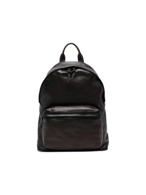 OC Pack 001 front-pocket leather backpack