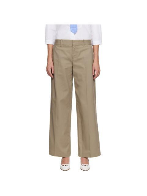 Taupe Grandpa Trousers