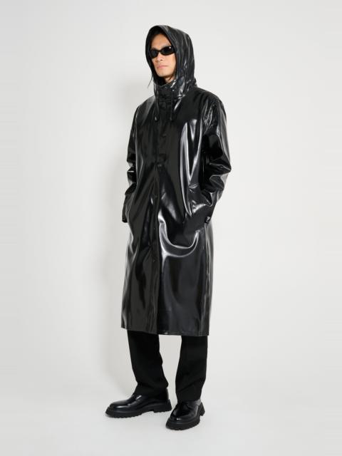 Stockholm Long Opal Raincoat Black