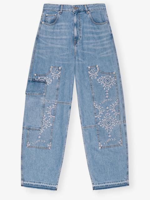 BRODERIE ANGLAISE CARPENTER JEANS