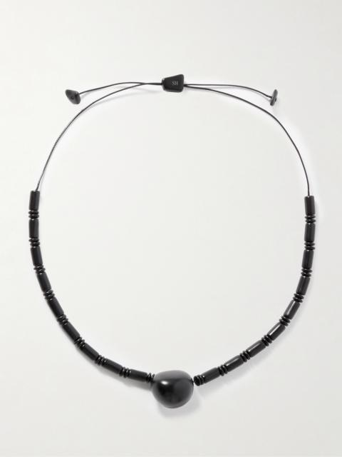 The Choker Tagua And Leather Necklace