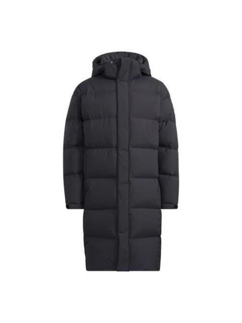 adidas Unisex Gd Puffy Lg Co Hooded Down Jacket Black H23084