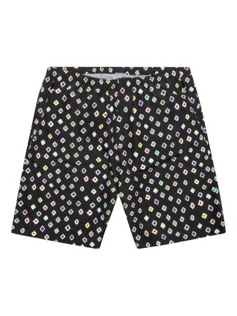 patterned swim shorts