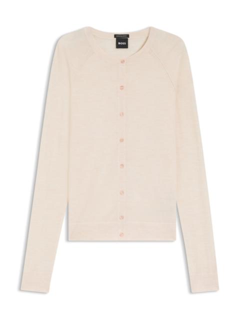 SUPERFINE MERINO WOOL CARDIGAN