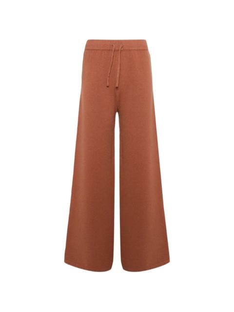 knit wide-leg trousers