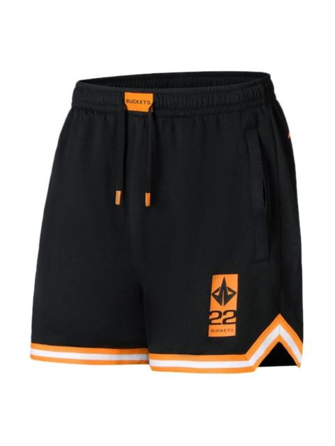 Li-Ning Jimmy Butler Basketball Shorts 'Black Orange' AAPS061-1