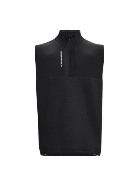 Under Armour Storm Daytona 1/2-Zip Golf Vest 'Black' 1373408-001