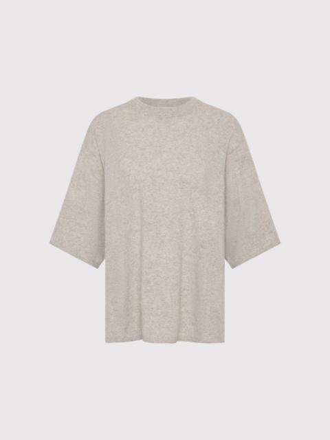 Cashmere Copain Tee - Grey Marle