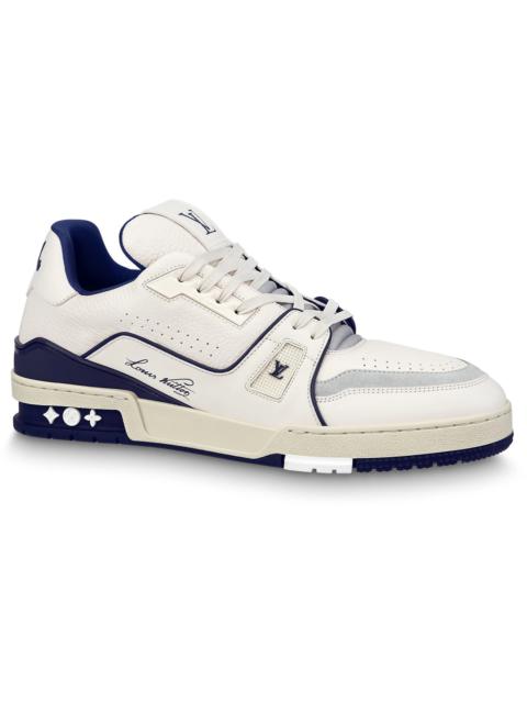 Louis Vuitton Trainer #54 Signature White Marine