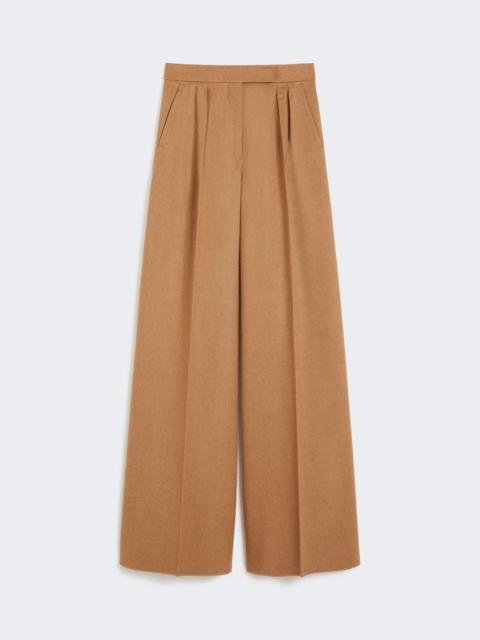 ORI Flared camel trousers