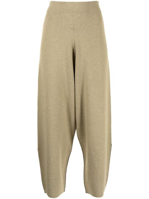tapered cropped trousers
