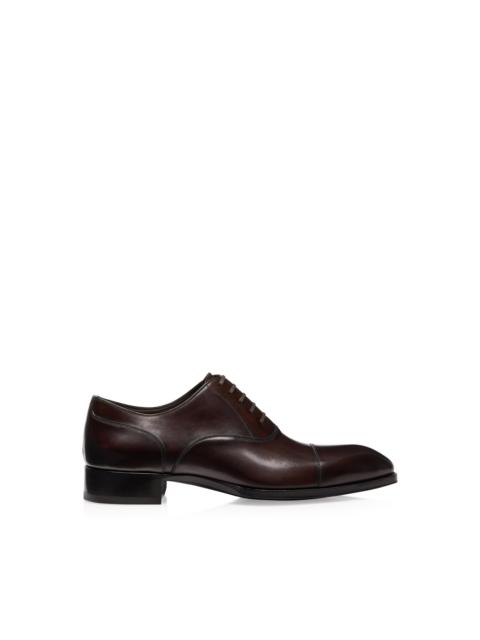 BURNISHED LEATHER ELKAN LACE UP