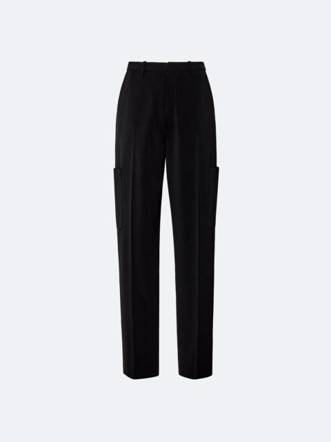 Matte Crepe Tapered Trouser