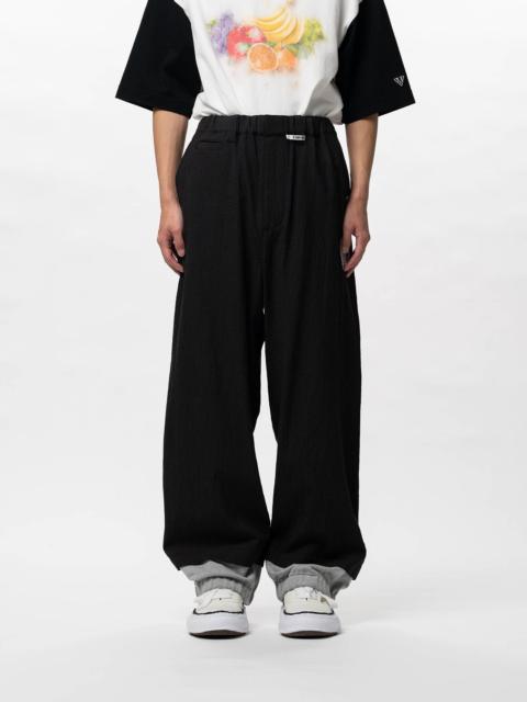 Mix Layered Wool Pants