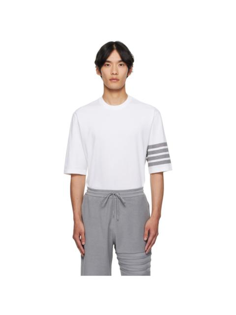 White Jersey 4-Bar T-shirt