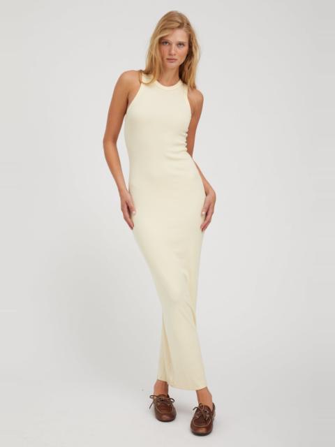 BUTTER RIB RACER MAXI DRESS