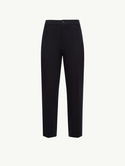 Cotton Blend Tailored Pants