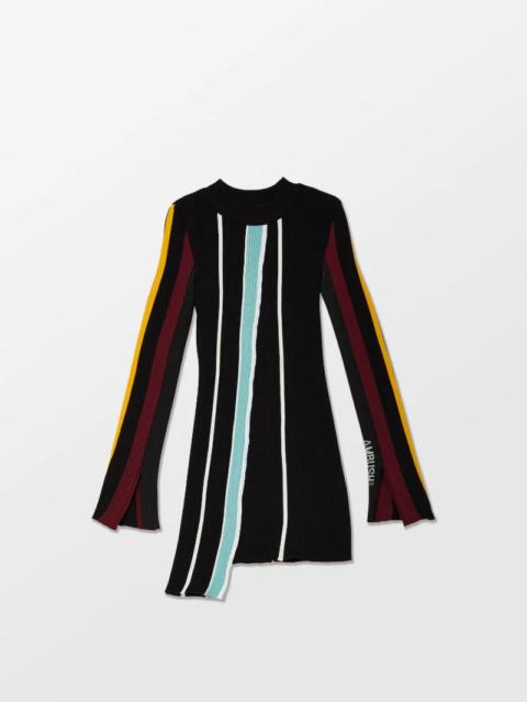 RIBBED COTTON KNIT CREWNECK