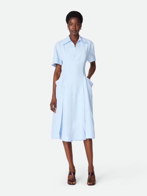 Viscose And Silk Twill Dress