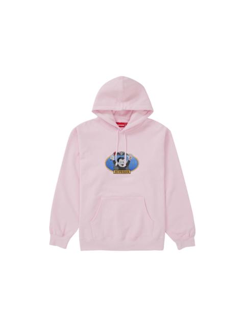 Supreme Vampire Boy Hooded Sweatshirt Light Pink