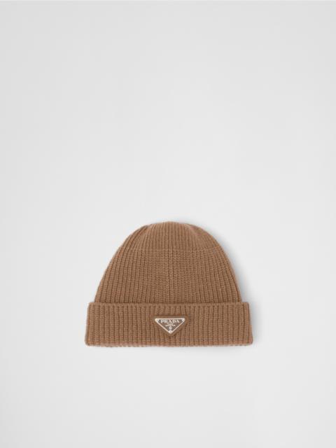 Wool and cashmere beanie