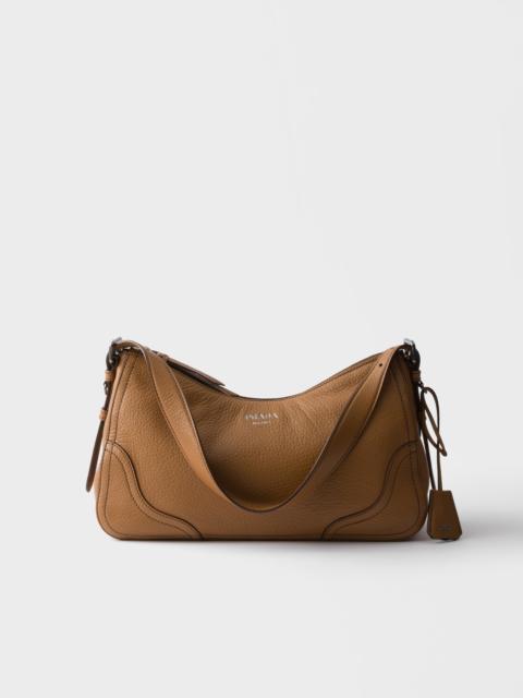 Prada Aimèe large leather shoulder bag